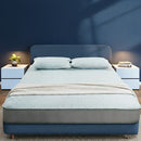 Dreamz Latex Cooling Bed Sheet Set Fitted Pillowcase Washable Summer 3Pcs Queen