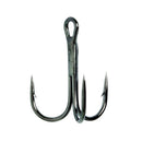 5 Packets of Eagle Claw Lazer Sharp L934BP Black Platinum 3x Strong Treble Hooks