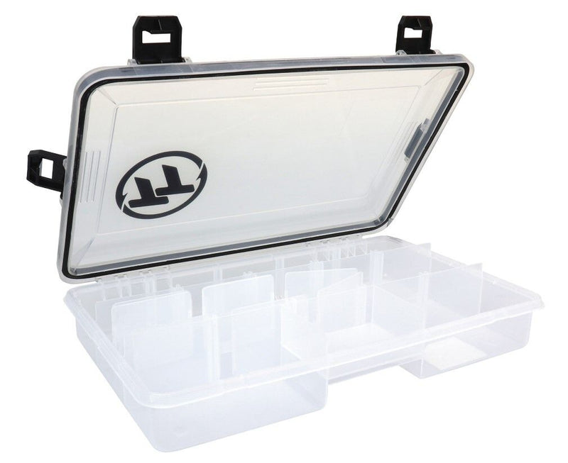 Medium Tackle Tactics Waterproof Fishing Tackle Tray - Adjustable Compartments