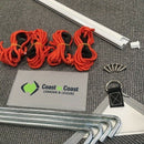 Coast Fridge Vent Sunscreen Shade Screen w/Sail Track 1X1.9m