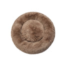 Pawz Pet Bed Cat Dog Donut Nest Calming Mat Kennel Cave Deep Sleeping Brown XXXL
