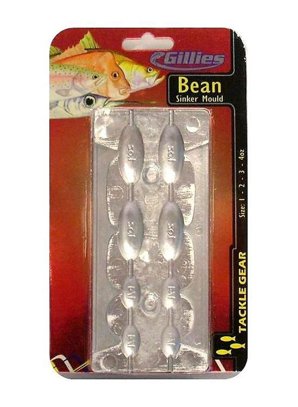 Gillies Bean Sinker Mould Combo - Makes 4 Different Size Bean Sinkers