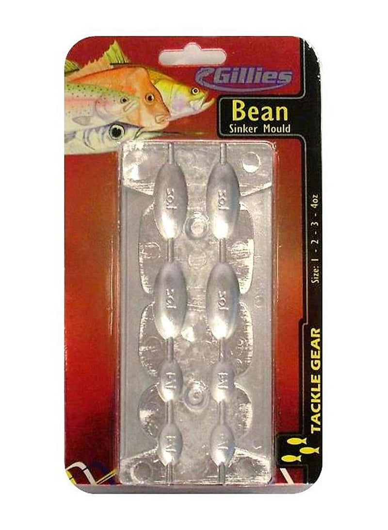 Gillies Bean Sinker Mould Combo - Makes 4 Different Size Bean Sinkers