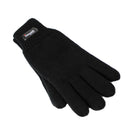 Dents 3M Thinsulate Black Gloves - Knitted Winter Snow/Ski Polar Fleece Thermal