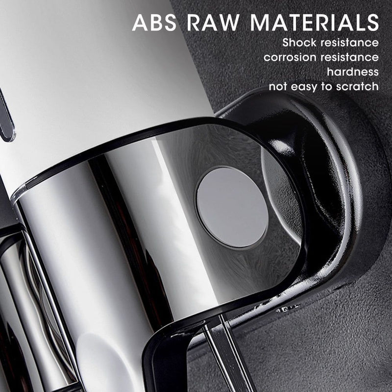 Traderight Group  3 Bottles Bathroom Shower Soap Dispenser Shampoo Gel Pump Wall 1500ml Black