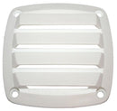 OZVENT WHITE 90X90 NYLON LOUVRE VENT