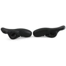 TranzX Kraton Rubber/Alloy Ergonomic Bike Handlebar Ends