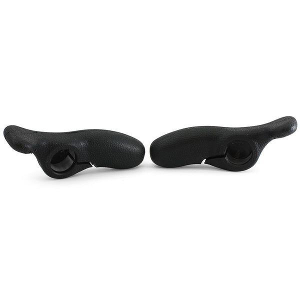 TranzX Kraton Rubber/Alloy Ergonomic Bike Handlebar Ends