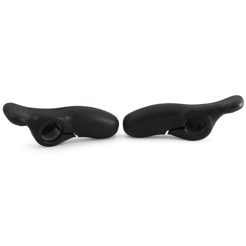 TranzX Kraton Rubber/Alloy Ergonomic Bike Handlebar Ends