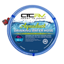 COAST RV Aquaduct 15m Blue Drinking Water Hose with Kit Fittings - 12mm