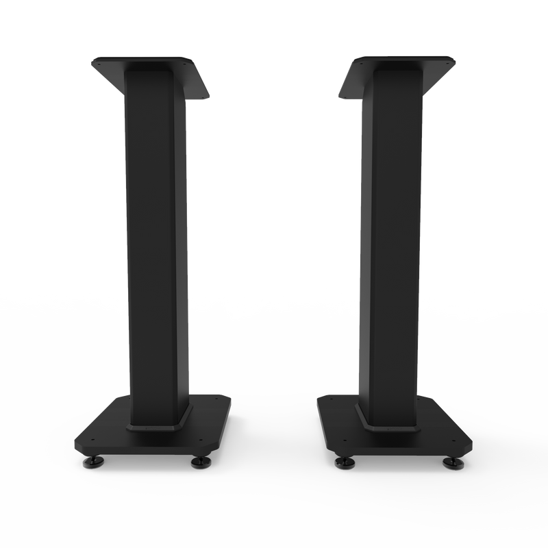 Kanto SX26 26" Tall Fillable Speaker Stands with Isolation Feet - Pair, Black
