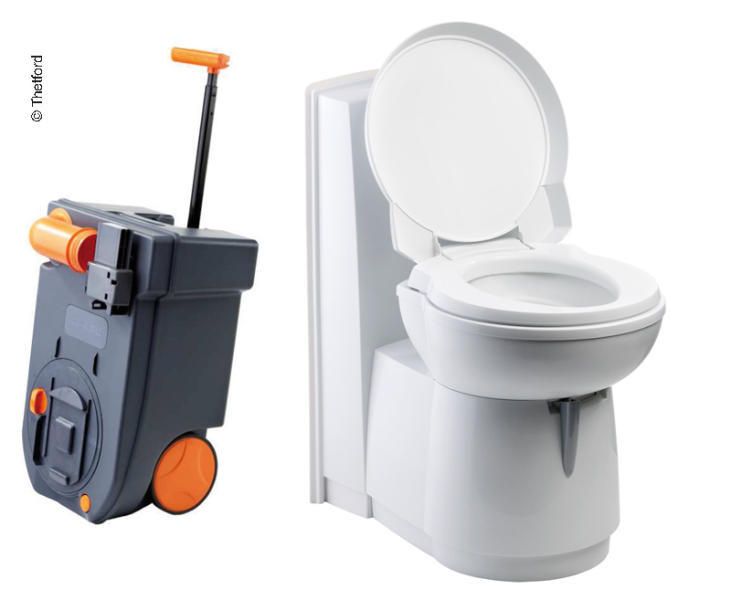 Thetford C263CS Ceramic Bowl Swivel Cassette Toilet 12V