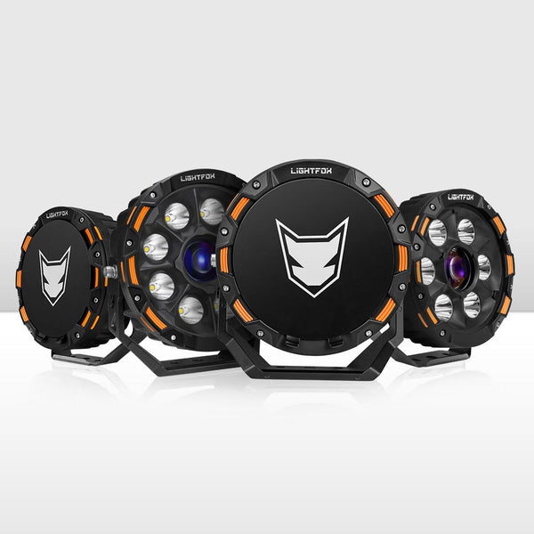 LIGHTFOX Meteorx 7 inch+9 inch Osram Laser LED Driving Lights