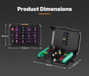 San Hima 12 Gang Bluetooth Switch Panel 12V/24V ON-OFF LED Control For Boat Car