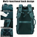 Fashionable 3-in-1 Travel Backpack Handbag Blue