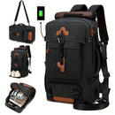 Hiking Backpack with USB & Shoe Compartment