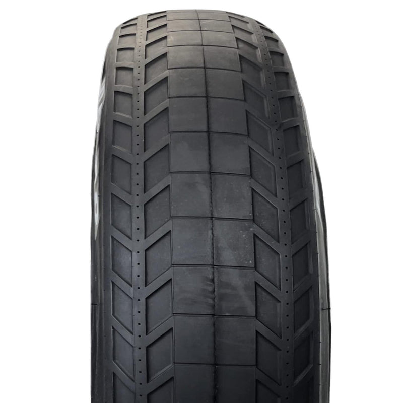 Duro Fleetwood 26 x 4.0 Skin Wall Slick Tread Folding Bead Fat Bike Tyre (Black)