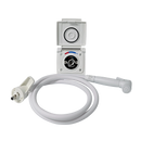 COAST RV External Camper Shower Point | White with 1.5Mtr Hose