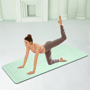 Centra Yoga Mat Non-Slip Fitness Exercise Workout Home Pilates Floor Green