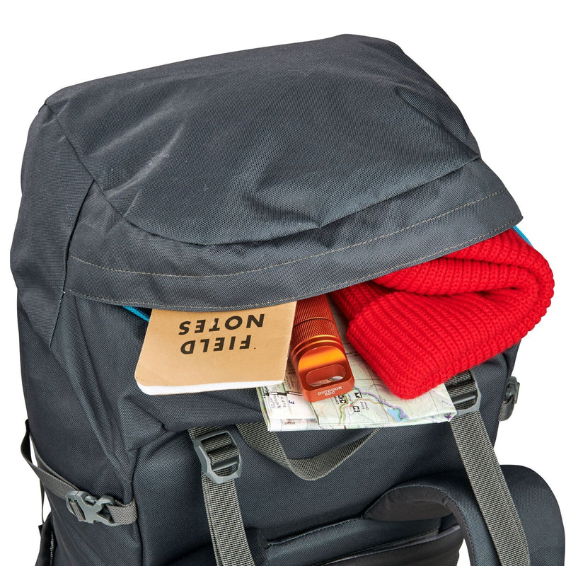 KELTY Asher 65L Backpack Bag Rucksack Hiking Camping in Beluga/Storm Blue