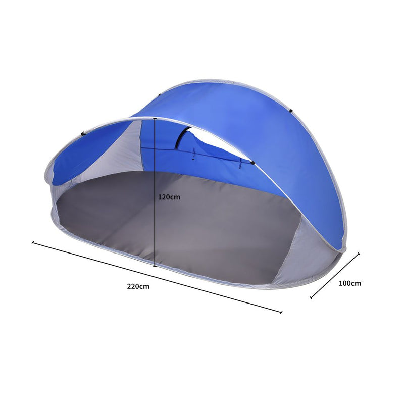 Mountview Pop Up Tent Camping Beach Tents 4 Person Portable Hiking Shade Shelter