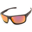 Dirty Dog Axle Satin Black/Grey-Purple Fusion Mirror Polarised Unisex Sunglasses