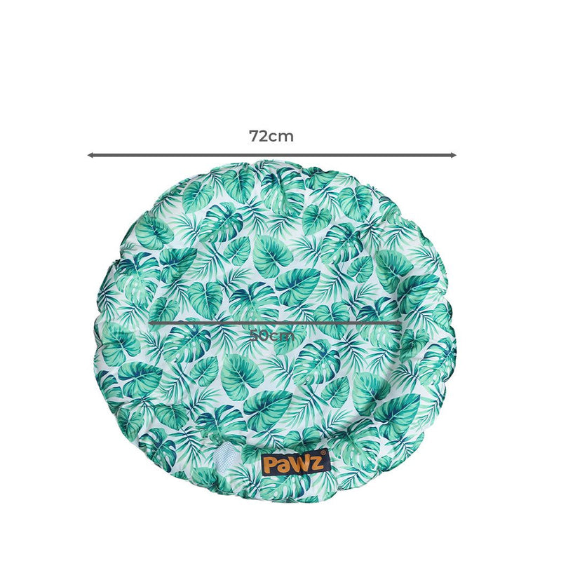 Pawz Pet Cool Gel Mat Cat Bed Dog Bolster Waterproof Self-cooling Pads Summer M