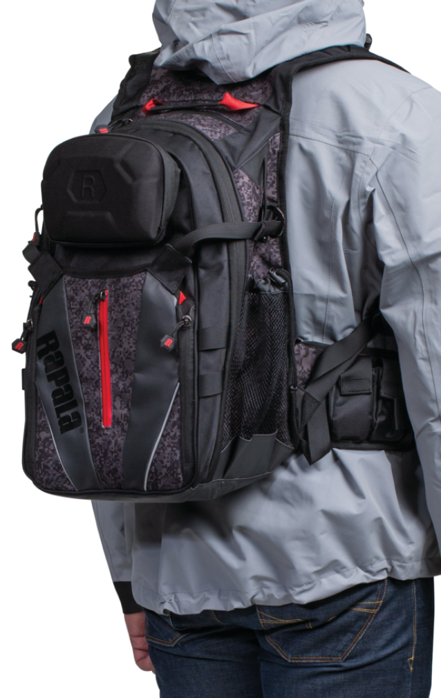 25 Litre Rapala Urban Fishing Back Pack with Detachable Hip Belt Pack