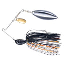 Bite Science 1/2oz PTX Spinnerbait Lure - Black / Orange