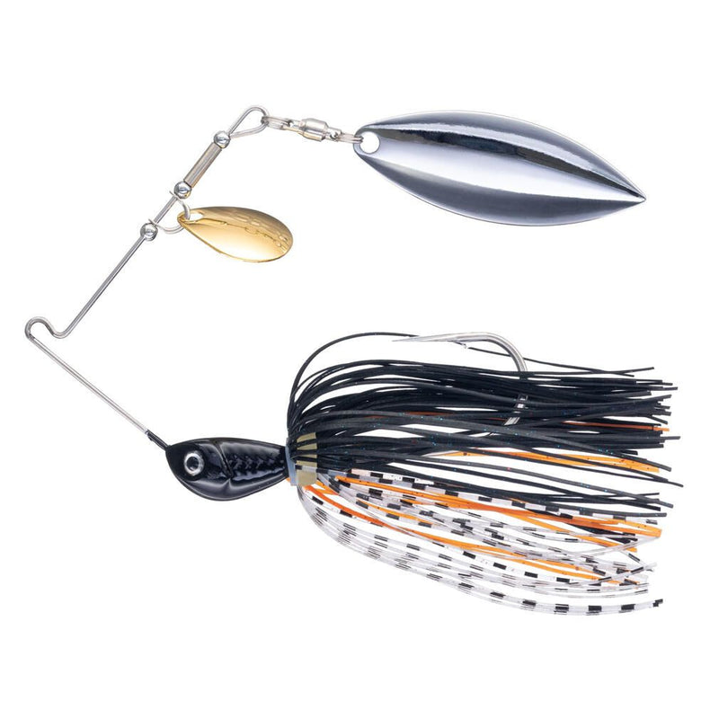 Bite Science 1/2oz PTX Spinnerbait Lure - Black / Orange