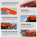 San Hima Portable Camping Fridge Freezer 95L Dual Zone Caravan Car Cooler 4WD