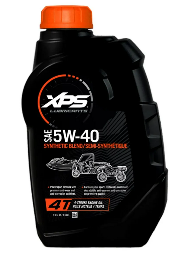 OIL 4T 5W40 SYNTH. BLEND QT/0.946L