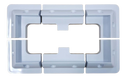 ABS Solar Panel Brackets - Set of 6 (White)