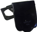 AUSTRALIAN RV 10AMP POWER OUTLET BLACK