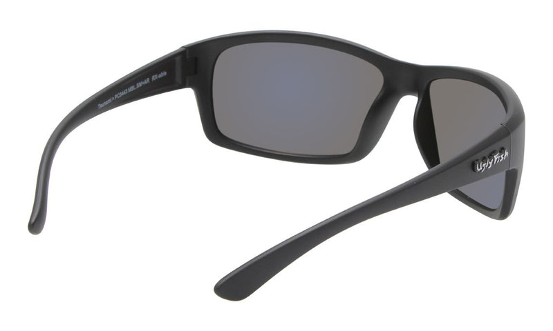 Ugly Fish Tsunami PC3443 TR-90 Black Frame/Smoke Lens Polarised Sunglasses