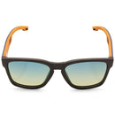 North Beach Dentex Matte Black/Blue Ocean Polarised Unisex Sunglasses