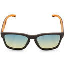 North Beach Dentex Matte Black/Blue Ocean Polarised Unisex Sunglasses