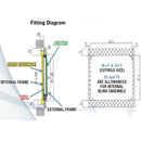 Euro Vision Window & Blind 1000x800 Black