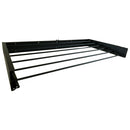 On The Road Wall Mounted Clothes Airer 100cm Black Aluminium