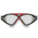 Mirage Lethal Red Adult Oversize Swimming Goggles with Silicone Ear Plugs