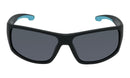 Ugly Fish PFR314 Polarised Floating Wrap Sunglasses -Matt Black Frame/Smoke Lens