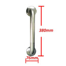 Stainless steel 304 Caravan grad handle with unti-slip grip 380mm