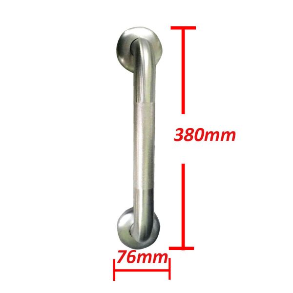 Stainless steel 304 Caravan grad handle with unti-slip grip 380mm