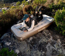 Camping Air Mattress PVC Inflatable Bed Khaki