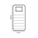 Dreamz Single Mattress Topper Protector Cloud Soft Pillowtop Machine Washable