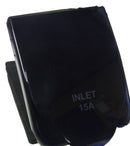 AUSTRALIAN RV 15AMP POWER INLET BLACK