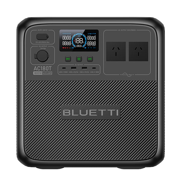 BLUETTI AC180T Portable Power Station | 1,800W 1,433.6Wh