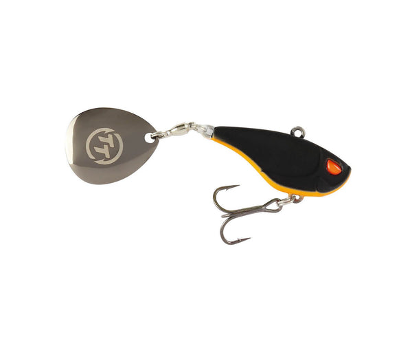 TT Lures Flashpoint+ 37mm Tail Spinner Vibe Lure - - NIGHTMARE