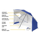 Large Beach Umbrella with Side Walls