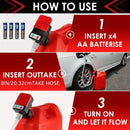 Portable Battery-Powered Fuel Pump Nozzle Series - Red